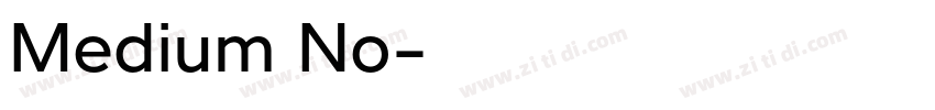 Medium No字体转换